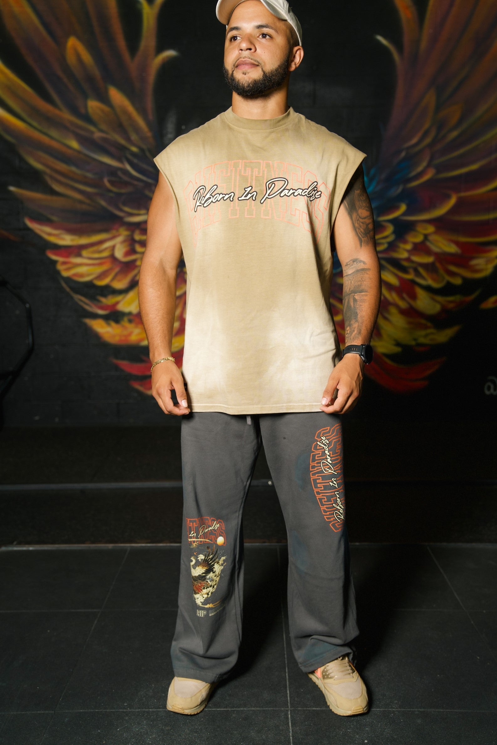 Phoenix Rising Embers Wide Leg Sweatpants (Bretman's Rock Fit)