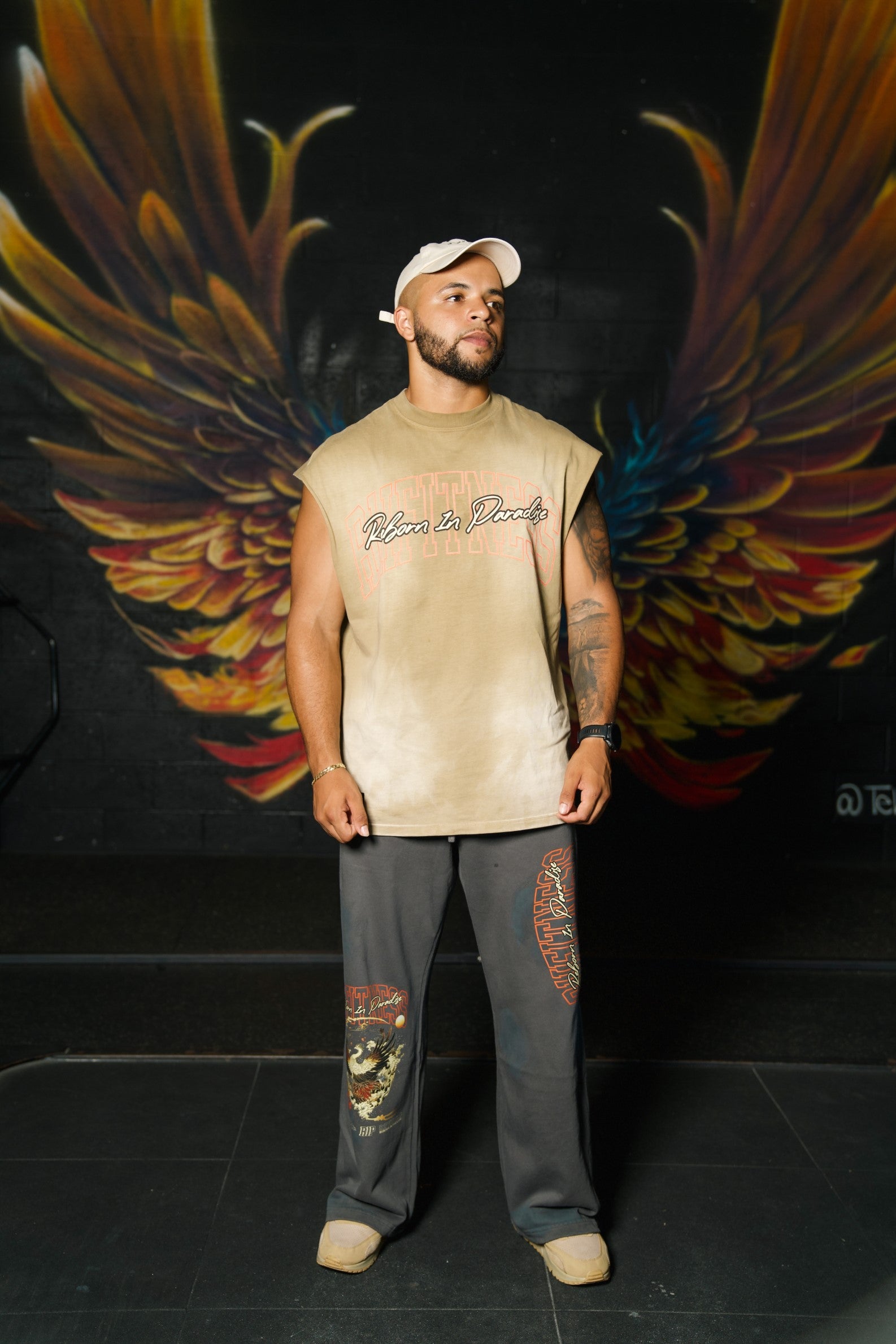 Phoenix Rising Embers Wide Leg Sweatpants (Bretman's Rock Fit)