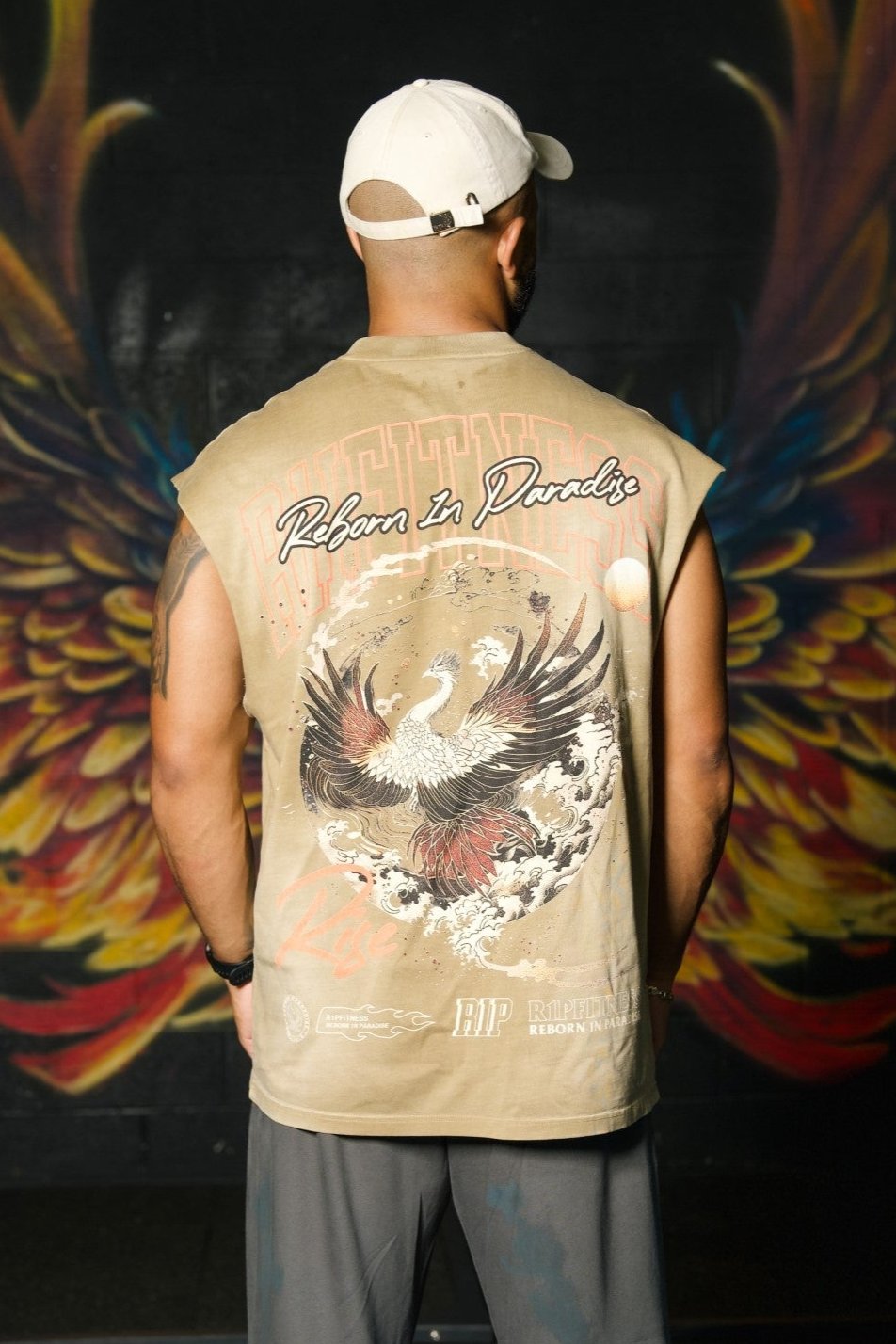 Rising Ember Cutoff - Vintage Phoenix Cutoff